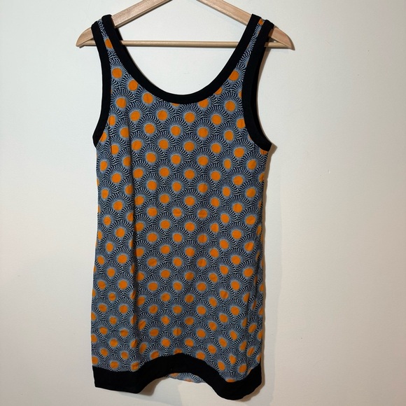 Orange and Black Patterned Tank Top - Picture 5 of 9